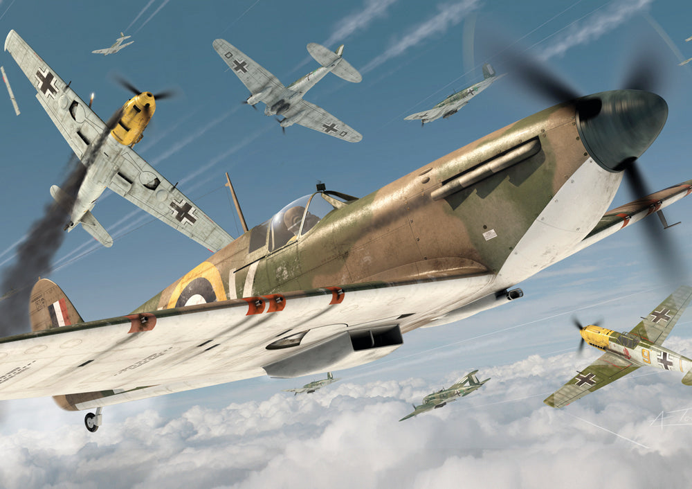 Airfix Supermarine Spitfire Mk.Ia – 1000 Piece Jigsaw Puzzle (Kidicraft)