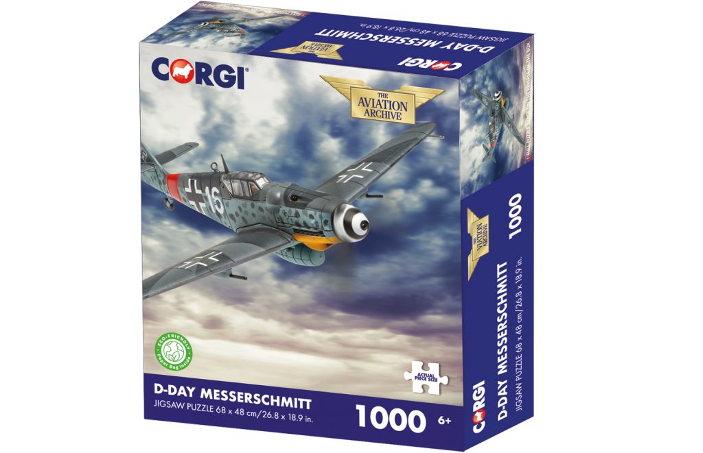 Kidicraft - Corgi D-Day Messerschmitt - 1000 Piece Jigsaw Puzzle