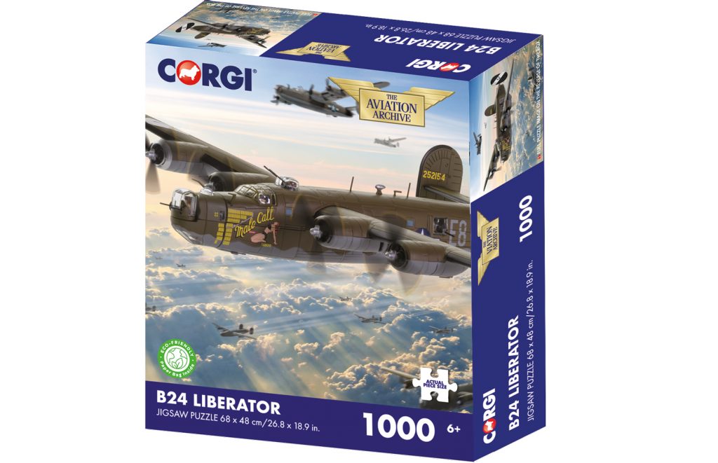 Corgi B24 Liberator – 1000 Piece Jigsaw Puzzle (Kidicraft)