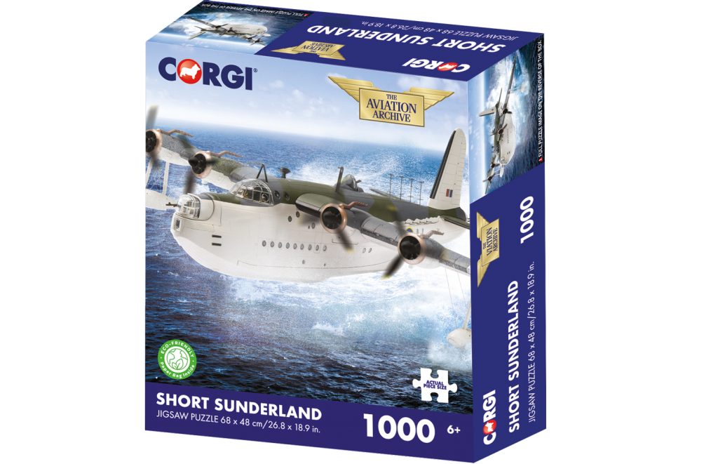 Corgi Short Sunderland – 1000 Piece Jigsaw Puzzle (Kidicraft)