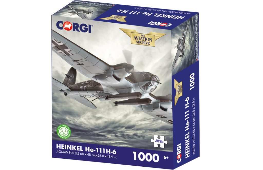 Kidicraft - Corgi Heinkel He-111 H-6 - 1000 Piece Jigsaw Puzzle