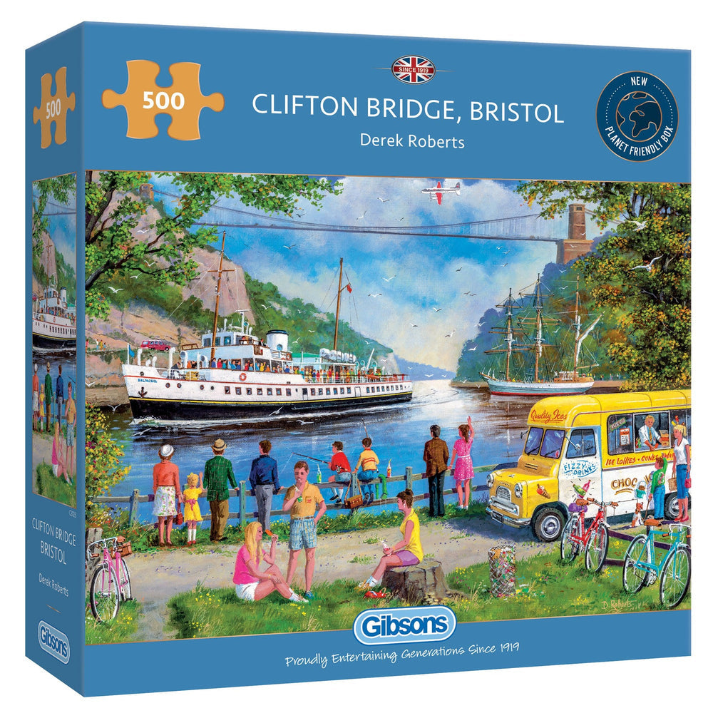 Clifton Bridge, Bristol – 500 Piece Jigsaw Puzzle (Gibsons)