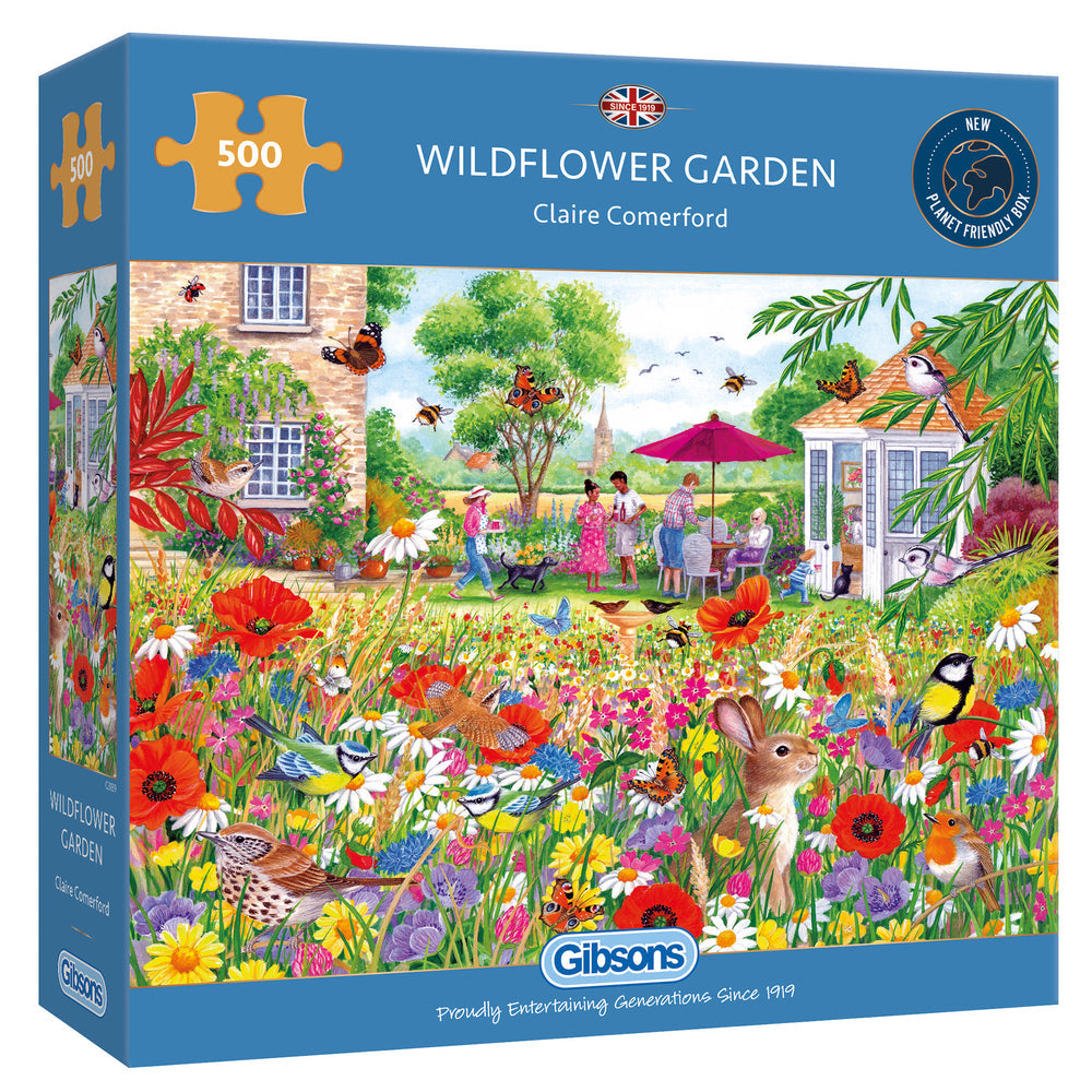 Wildflower Garden – 500 Piece Jigsaw Puzzle (Gibsons)