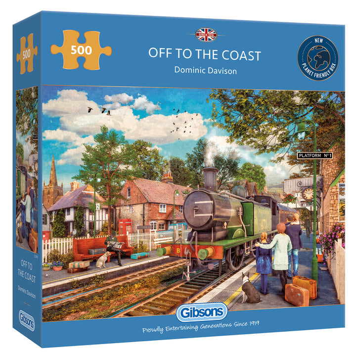 Off to the Coast – 500 Piece Jigsaw Puzzle (Gibsons)