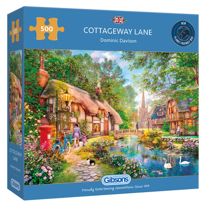 Gibsons - Cottageway Lane - 500 Piece Jigsaw Puzzle