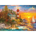 Lighthouse Island – 500 Piece Jigsaw Puzzle (Gibsons)