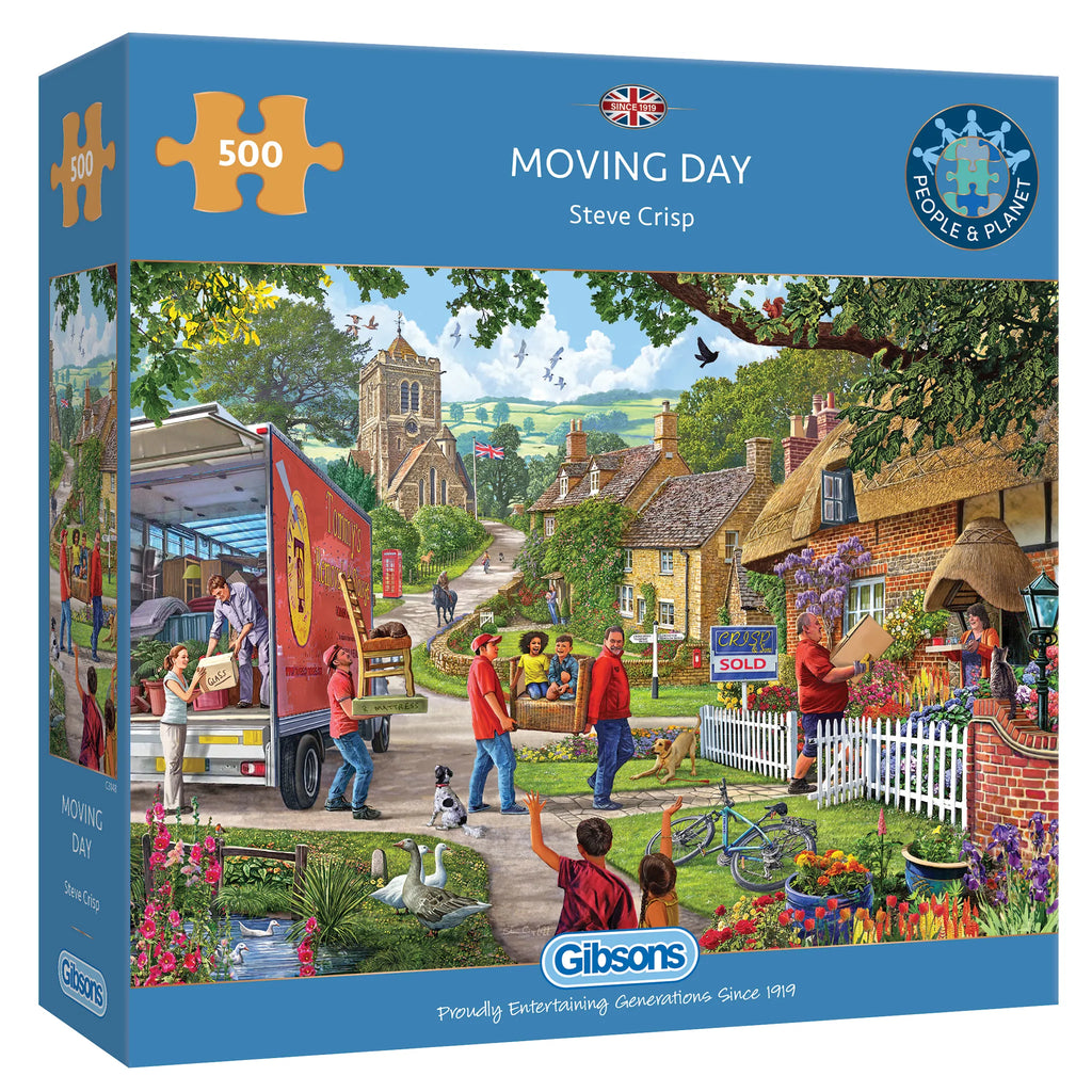 Moving Day – 500 Piece Jigsaw Puzzle (Gibsons)