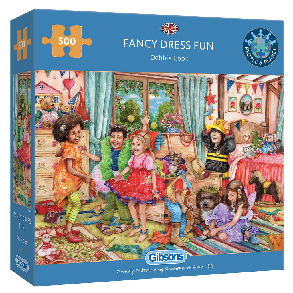 Fancy Dress Fun – 500 Piece Jigsaw Puzzle (Gibsons)