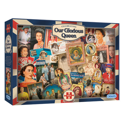 Gibsons - Our Glorious Queen - 500XL Piece Jigsaw Puzzle
