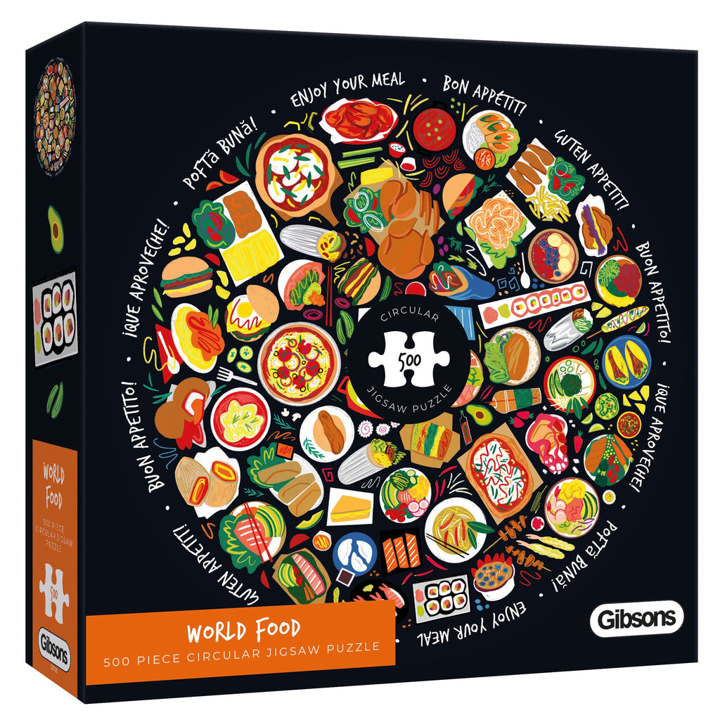 World Food – 500 Piece Jigsaw Puzzle (Gibsons)