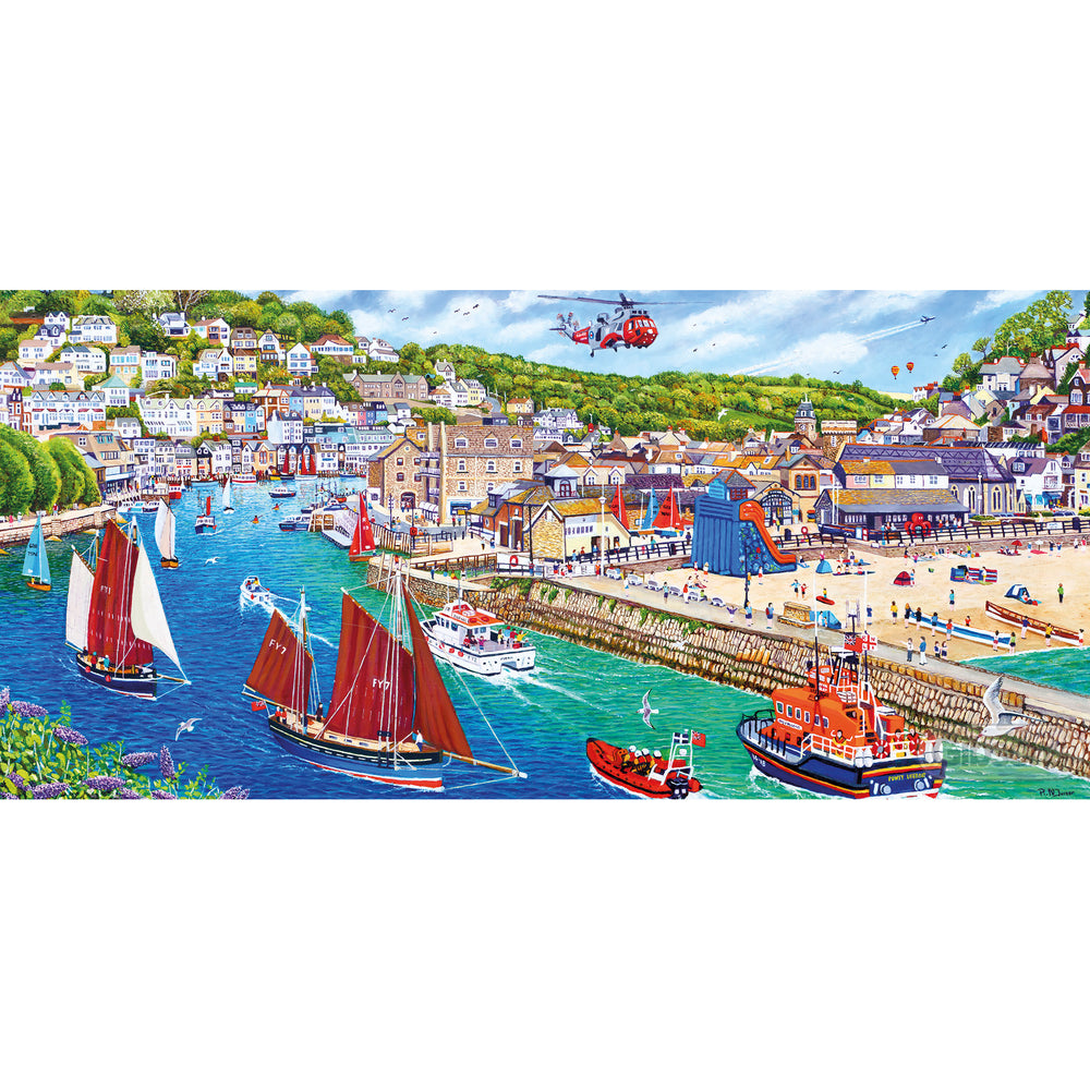 Looe Harbour – 636 Piece Jigsaw Puzzle (Gibsons)