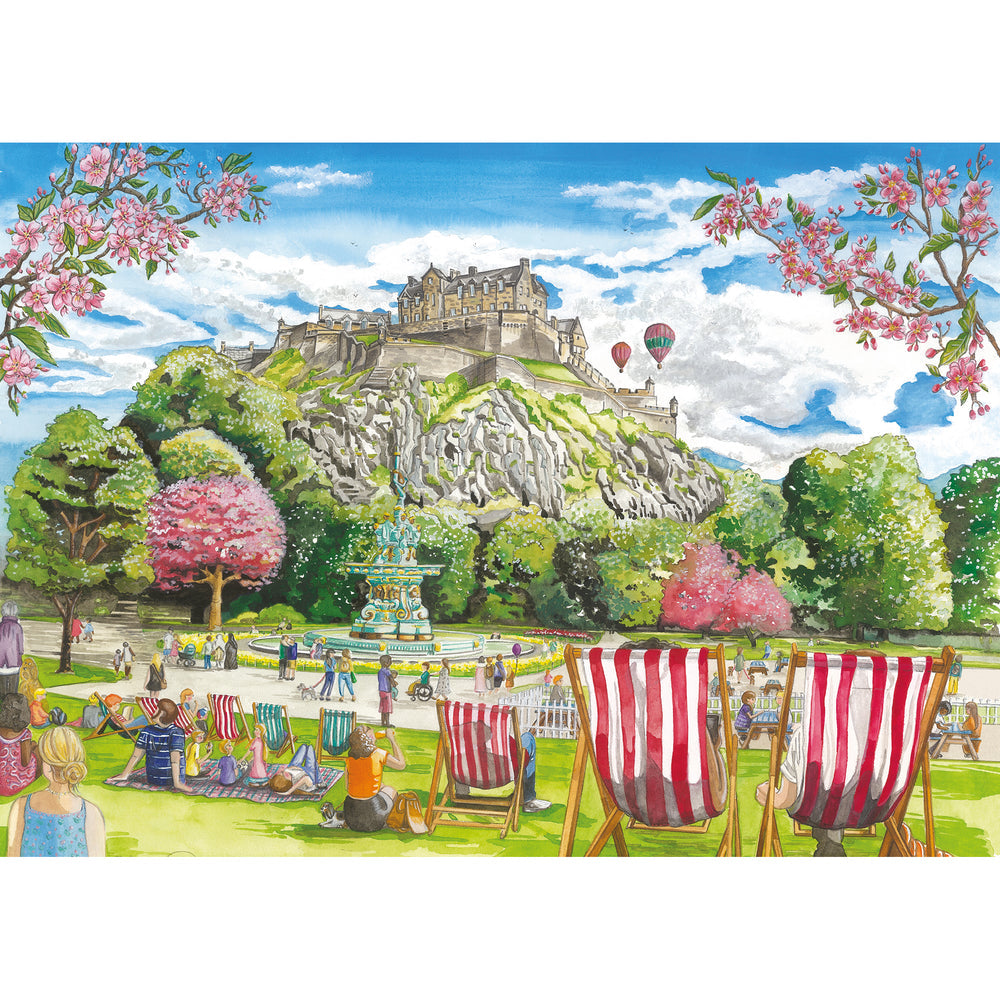 Edinburgh – 2 X 500 Piece Jigsaw Puzzle (Gibsons)