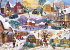 Winter Cottages – 1000 Piece Jigsaw Puzzle (Gibsons)