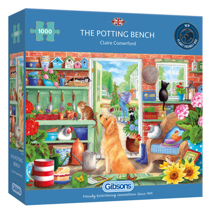 Gibsons - The Potting Bench - 1000 Piece Jigsaw Puzzle