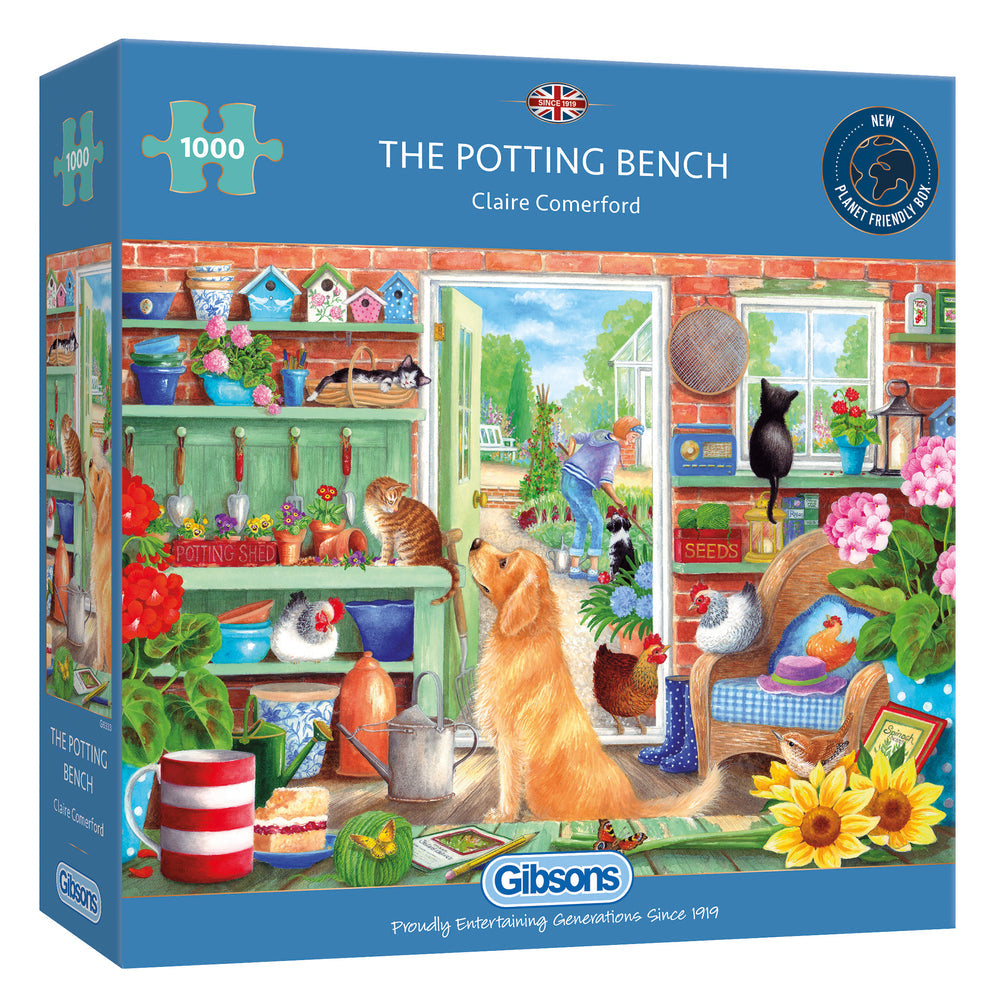 The Potting Bench – 1000 Piece Jigsaw Puzzle (Gibsons)