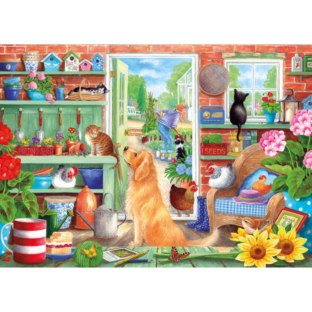 The Potting Bench – 1000 Piece Jigsaw Puzzle (Gibsons)