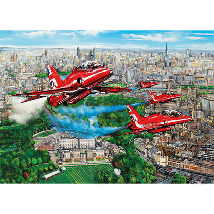 Gibsons - Reds Over London - 1000 Piece Jigsaw Puzzle