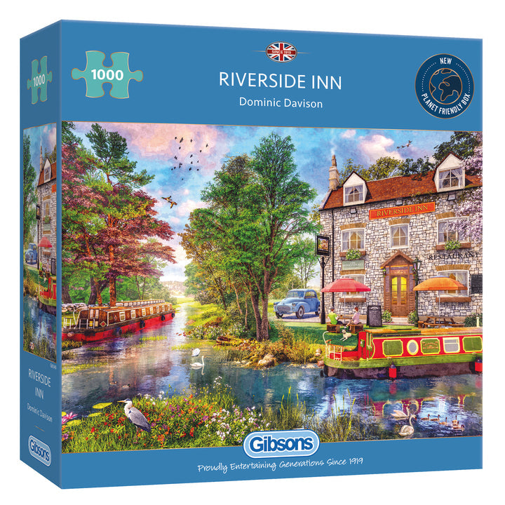 Gibsons - Riverside Inn - 1000 Piece Jigsaw Puzzle