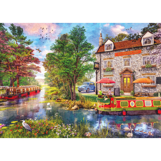 Gibsons - Riverside Inn - 1000 Piece Jigsaw Puzzle