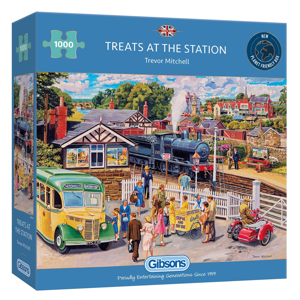 Treats at the Station – 1000 Piece Jigsaw Puzzle (Gibsons)