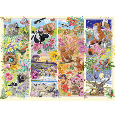 Through the Seasons – 1000 Piece Jigsaw Puzzle (Gibsons)