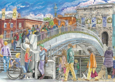 Ha'penny Bridge – 1000 Piece Jigsaw Puzzle (Gibsons)