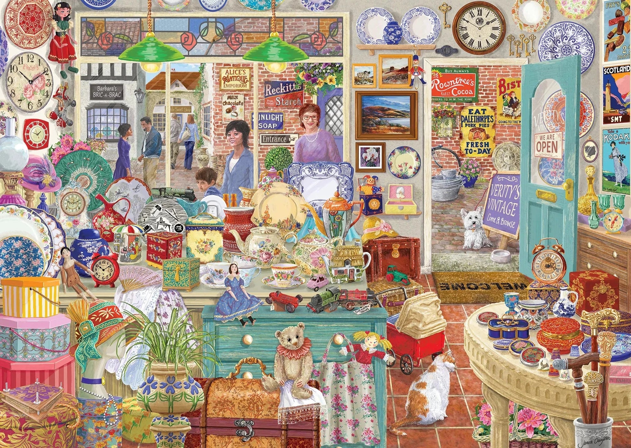 Verity's Vintage Shop – 1000 Piece Jigsaw Puzzle (Gibsons)