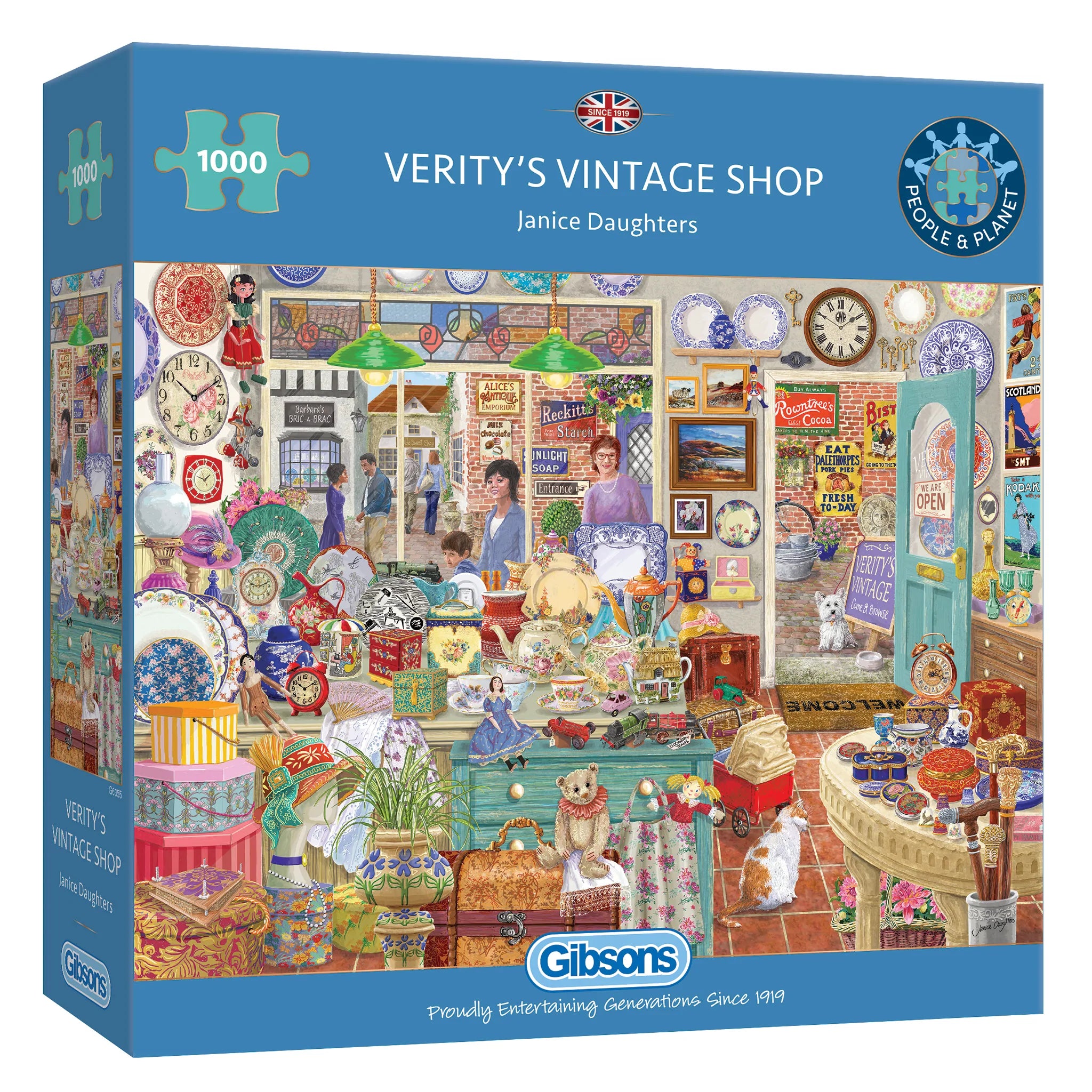 Verity's Vintage Shop – 1000 Piece Jigsaw Puzzle (Gibsons)