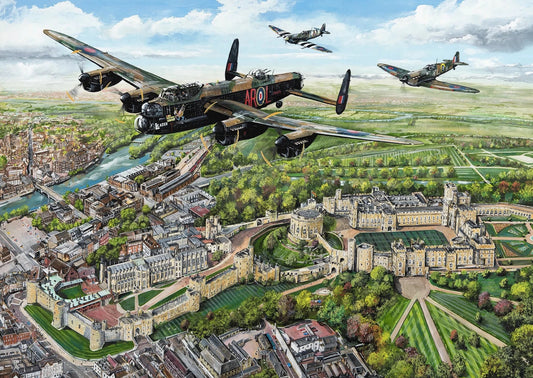 Gibsons - Wings Over Windsor  - 1000 Piece Jigsaw Puzzle