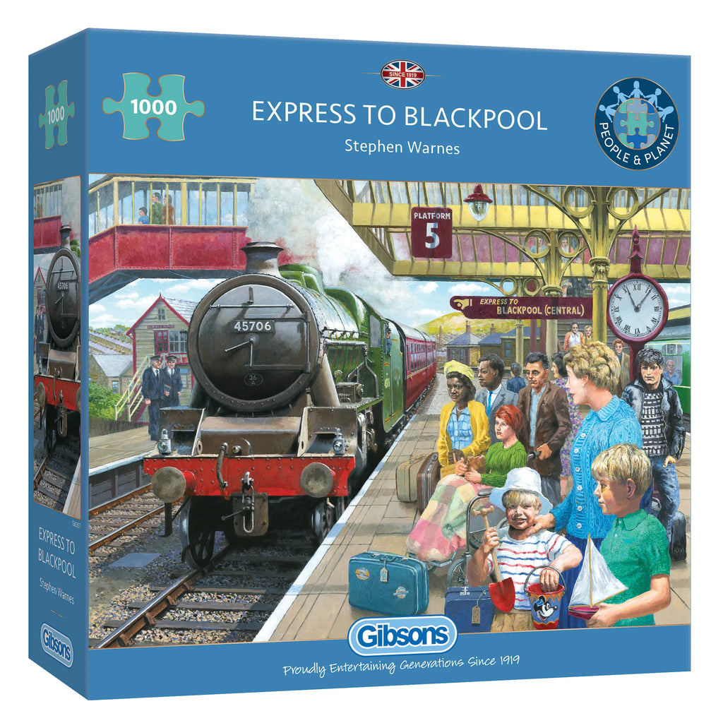 Express to Blackpool – 1000 Piece Jigsaw Puzzle (Gibsons)