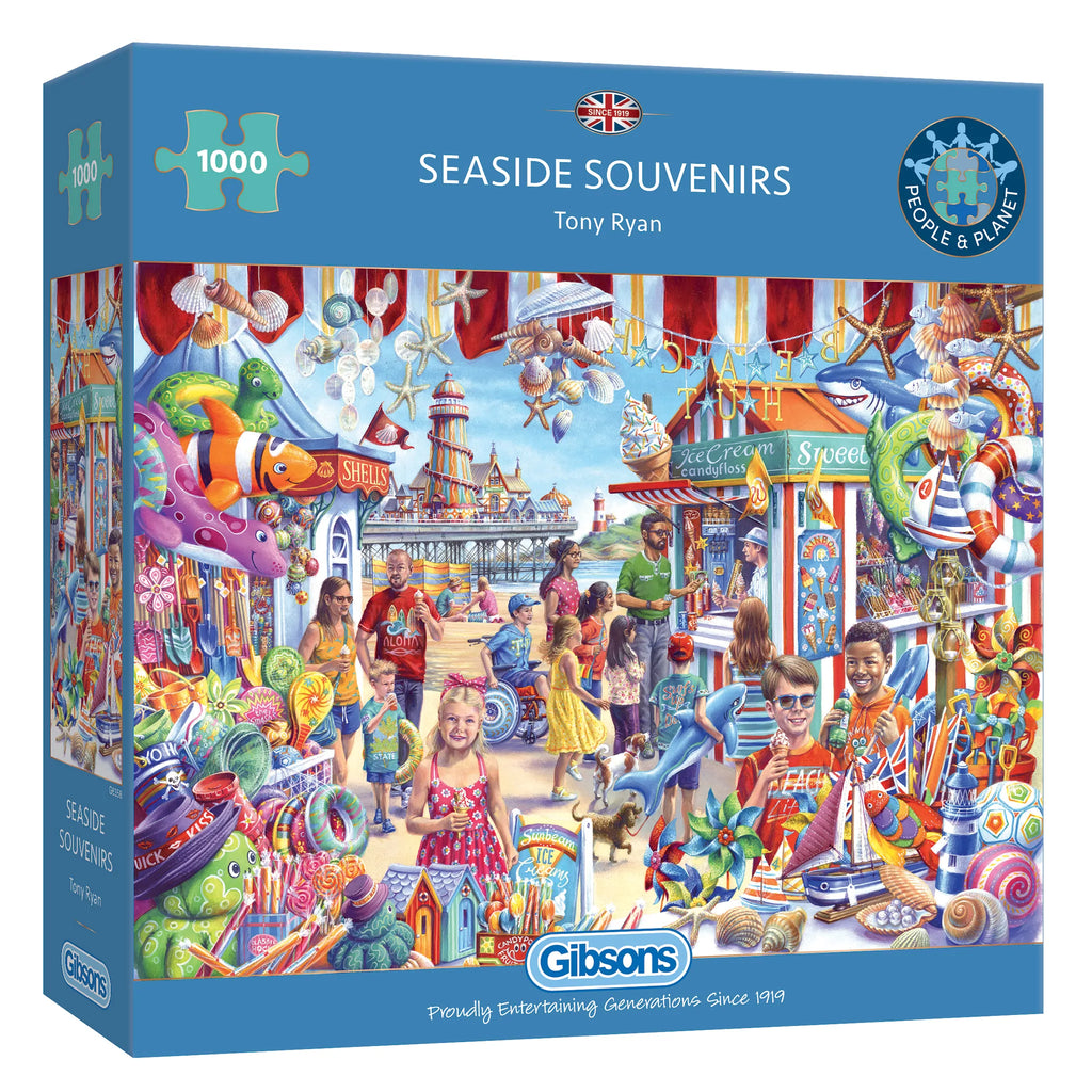 Seaside Souvenirs – 1000 Piece Jigsaw Puzzle (Gibsons)