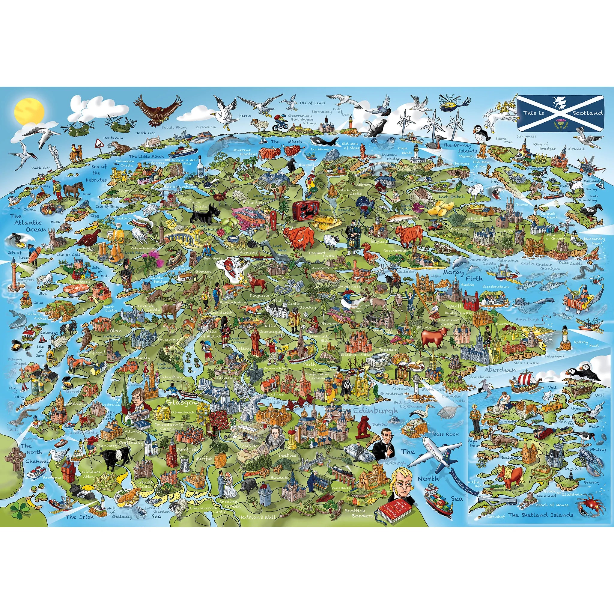 This is Scotland – 1000 Piece Jigsaw Puzzle (Gibsons)