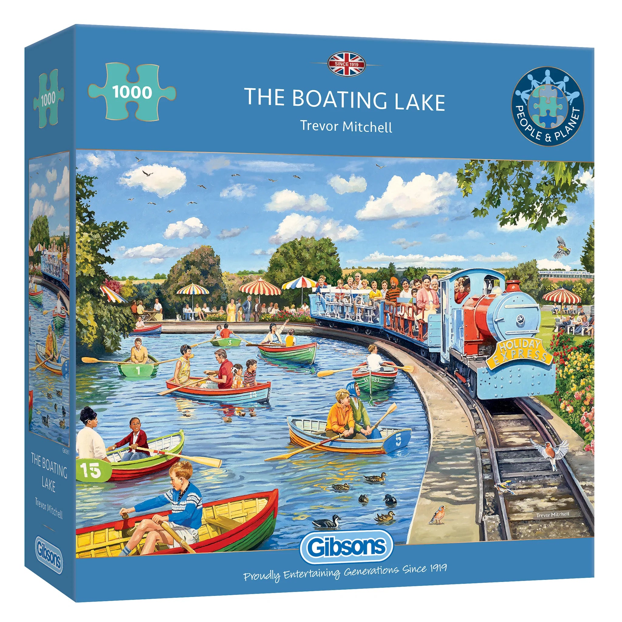 The Boating Lake – 1000 Piece Jigsaw Puzzle (Gibsons)