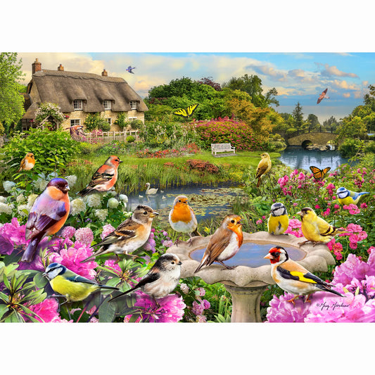Gibsons - Birdsong by the Stream - 1000 Piece Jigsaw Puzzle