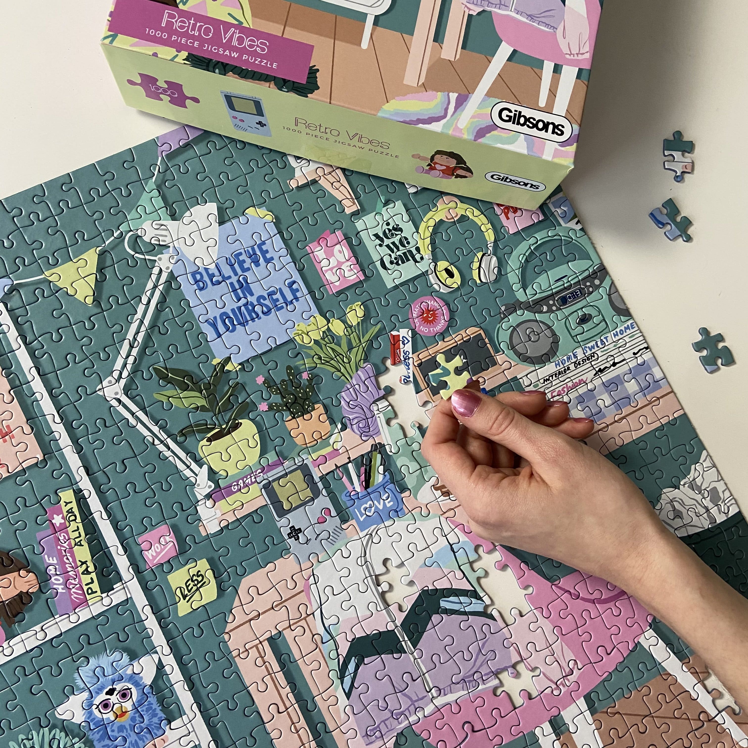 Retro Vibes – 1000 Piece Jigsaw Puzzle (Gibsons)