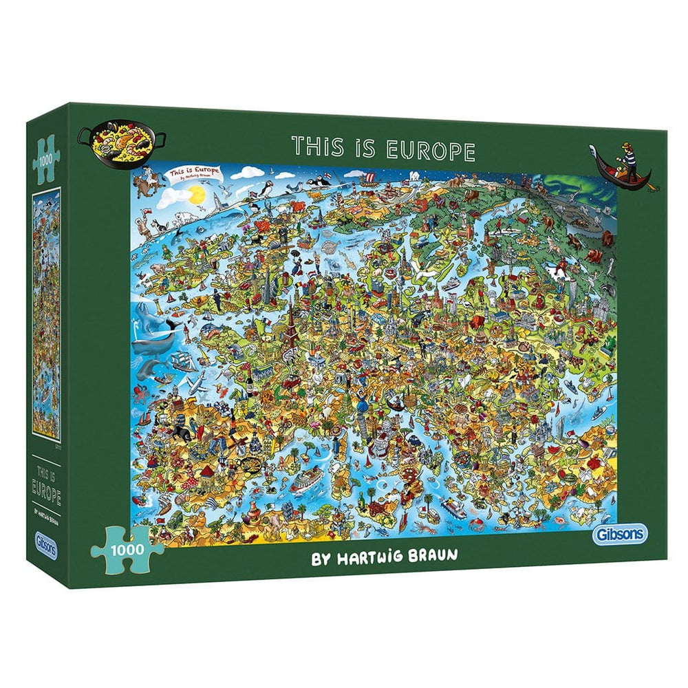 Gibsons - This is Europe - 1000 Piece Jigsaw Puzzle