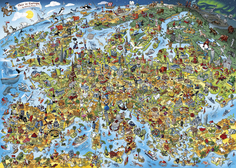 This is Europe – 1000 Piece Jigsaw Puzzle (Gibsons)