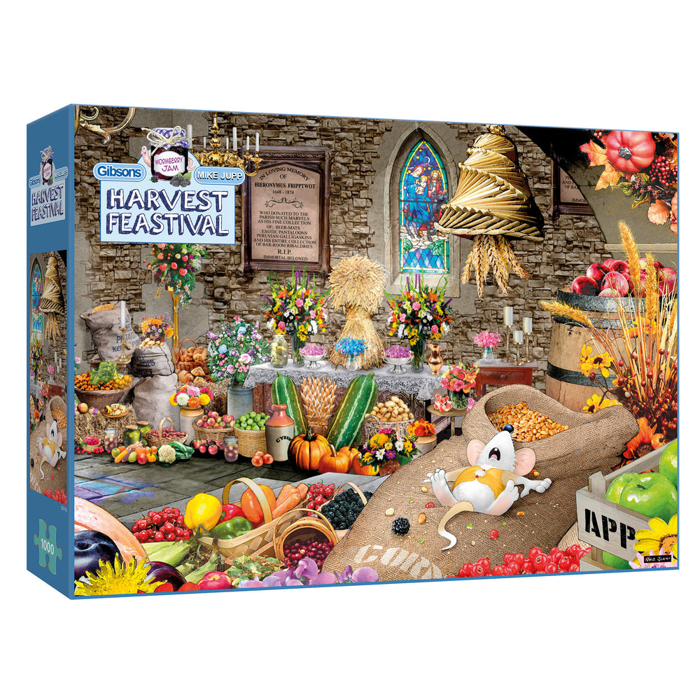 Harvest Feastival – 1000 Piece Jigsaw Puzzle (Gibsons) - Image 2