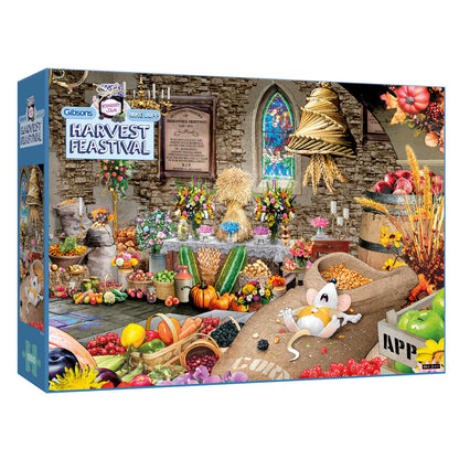 Gibsons - Harvest Feastival - 1000 Piece Jigsaw Puzzle