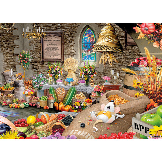 Gibsons - Harvest Feastival - 1000 Piece Jigsaw Puzzle