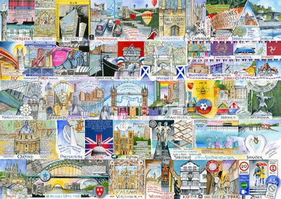 Bright Lights & Big Cities – 1000 Piece Jigsaw Puzzle (Gibsons)