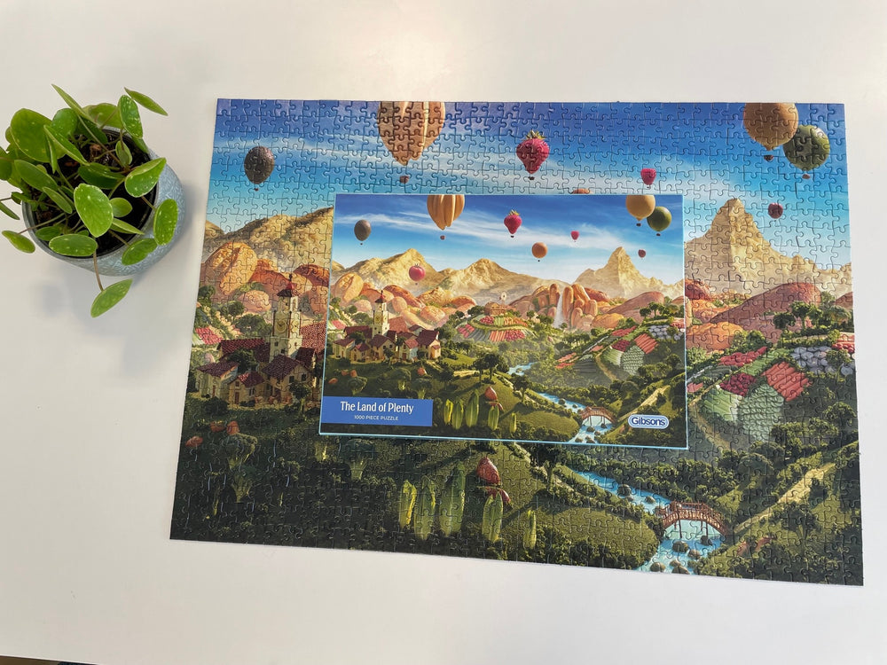 The Land of Plenty – 1000 Piece Jigsaw Puzzle (Gibsons)
