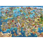 Exploring Europe – 1000 Piece Jigsaw Puzzle (Gibsons)