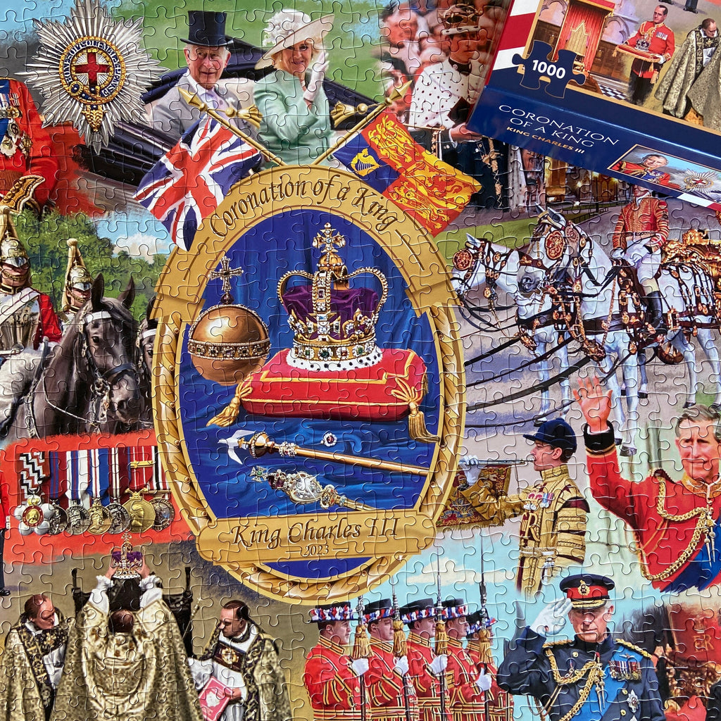 Coronation of a King – 1000 Piece Jigsaw Puzzle (Gibsons)