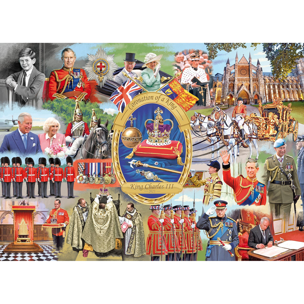 Coronation of a King – 1000 Piece Jigsaw Puzzle (Gibsons)
