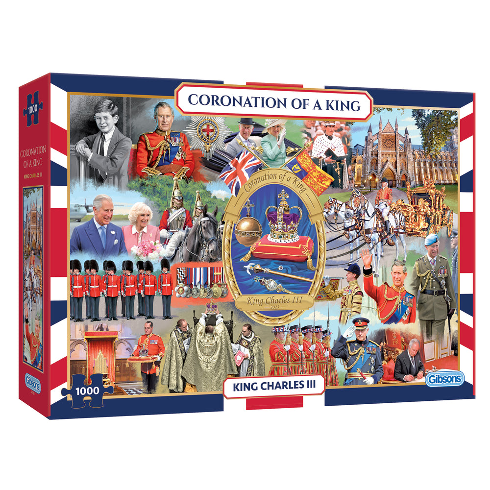 Coronation of a King – 1000 Piece Jigsaw Puzzle (Gibsons)