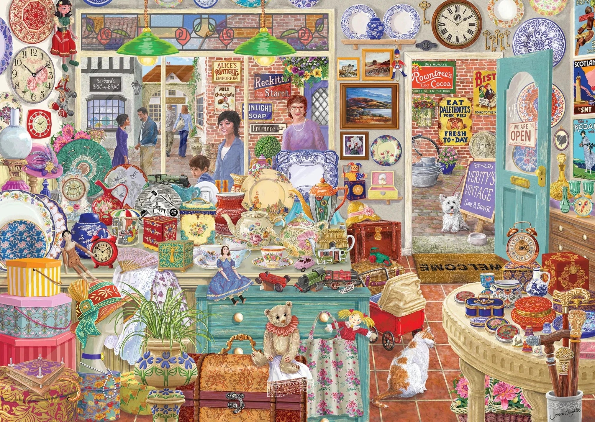 Verity's Vintage Shop – 2000 Piece Jigsaw Puzzle (Gibsons)