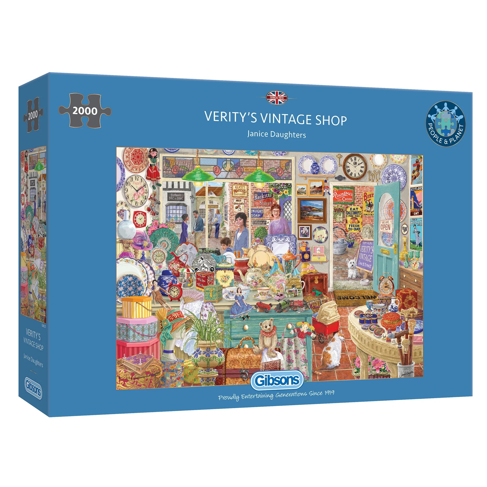 Verity's Vintage Shop – 2000 Piece Jigsaw Puzzle (Gibsons)