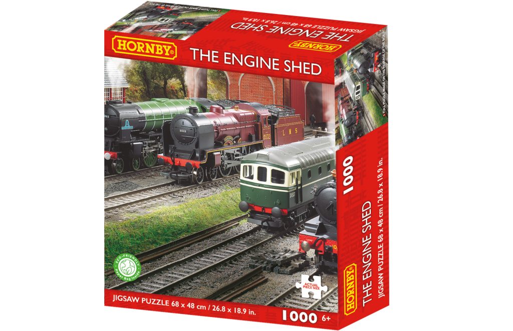Kidicraft - Hornby The Engine Shed - 1000 Piece Jigsaw Puzzle