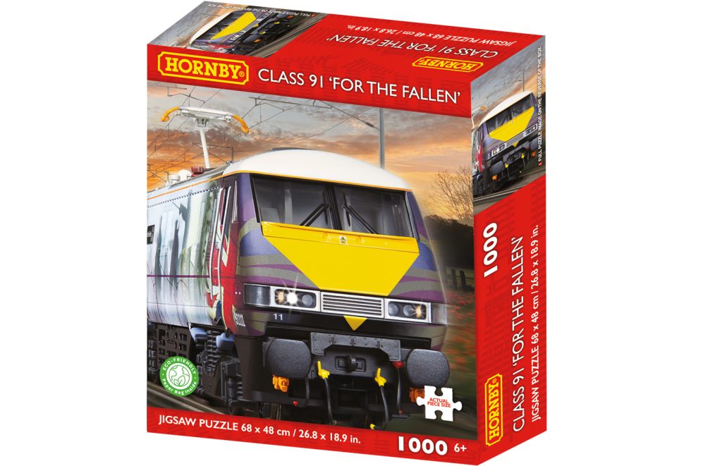 Kidicraft - Hornby Class 91 ‘For the Fallen’ - 1000 Piece Jigsaw Puzzle